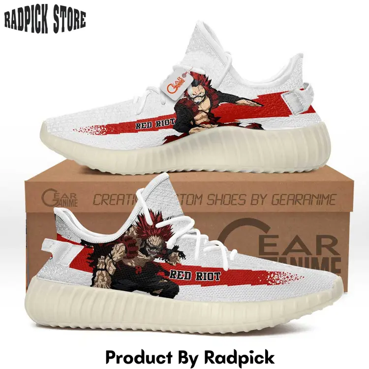 Red riot yeezy shoes anime sneakers  rp167167167